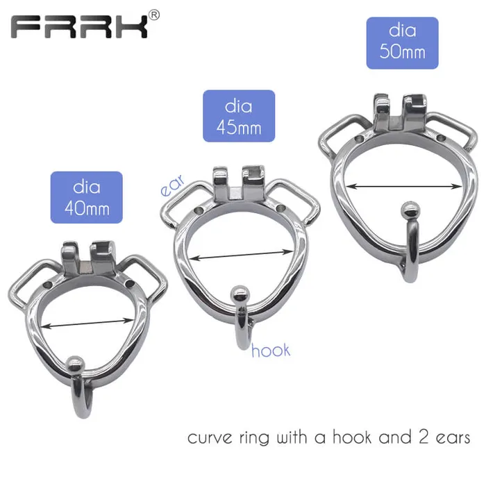 CHASTITY CAGE CO Male Sex Toys CC85 PU Stcrap Belt with Big Mamba Cock Cage