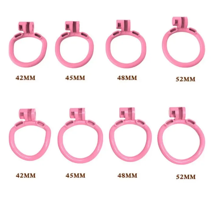 Pink Flat Chastity Lock CHASTITY CAGE CO Vibrators
