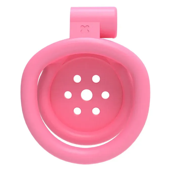 Pink Flat Chastity Lock CHASTITY CAGE CO Vibrators