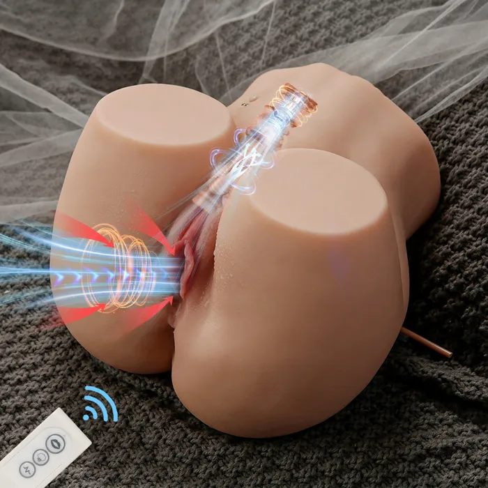 Amwama 135LB Lifelike Sex Doll Male Masturbator with 5 Suction Vibration Modes Realistic Male Sex Toys for Men Pleasure Male Sex Toys