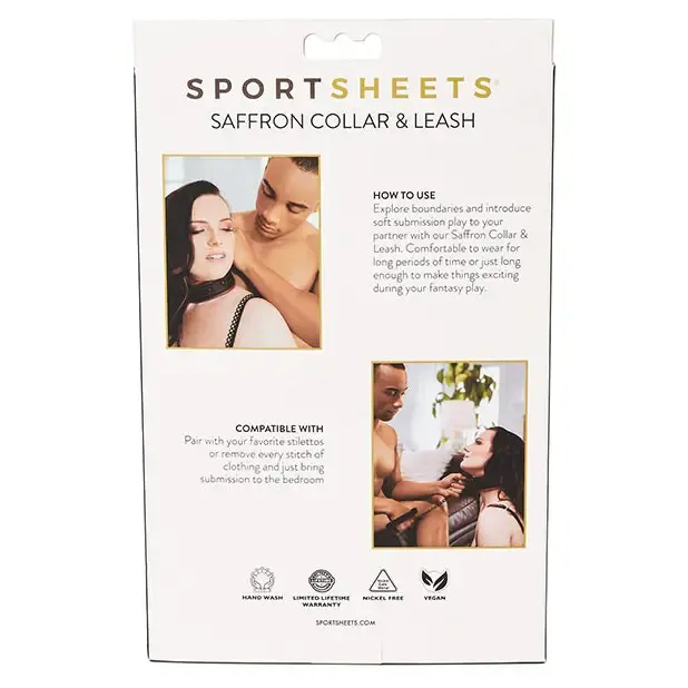 Sportsheets Sportsheet Saffron Collar and Leash Vibrators Sportsheets Sportsheet Saffron Collar and Leash Vibrators