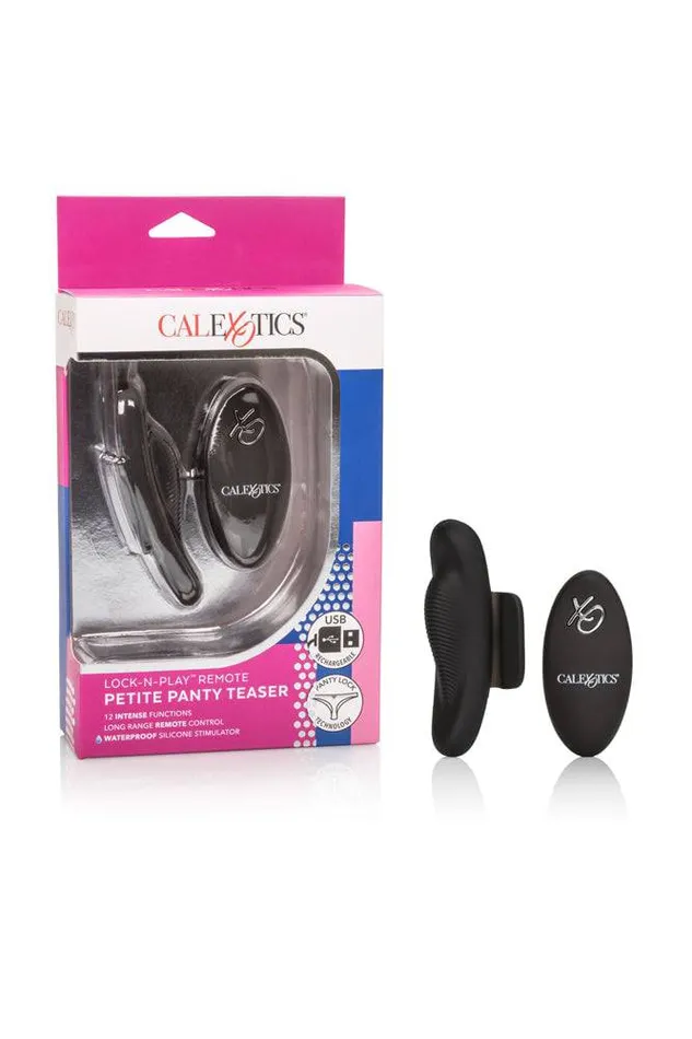 Cal Exotics Female Sex Toys Cal Exotics LockNPlay Remote Petite Panty Teaser Black