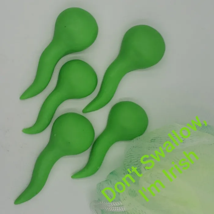 Vibrators Its the Bomb St Patrick Shamrock Green Spermies