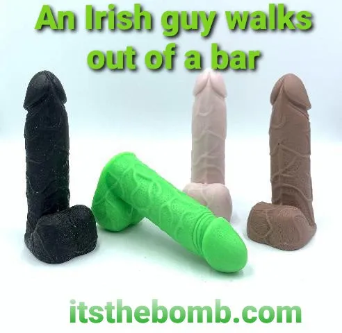 Vibrators Its the Bomb St Patrick Shamrock Green Spermies