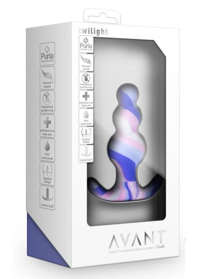 Anal Avant Avant Twilight Blue Silicone Anal Plug