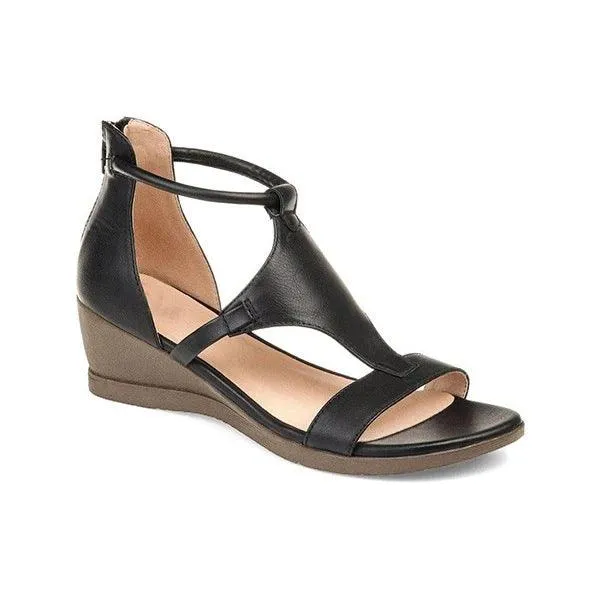 Vibrators cj Summer Wedges Heel Sandals Casual Womens Roman Shoes