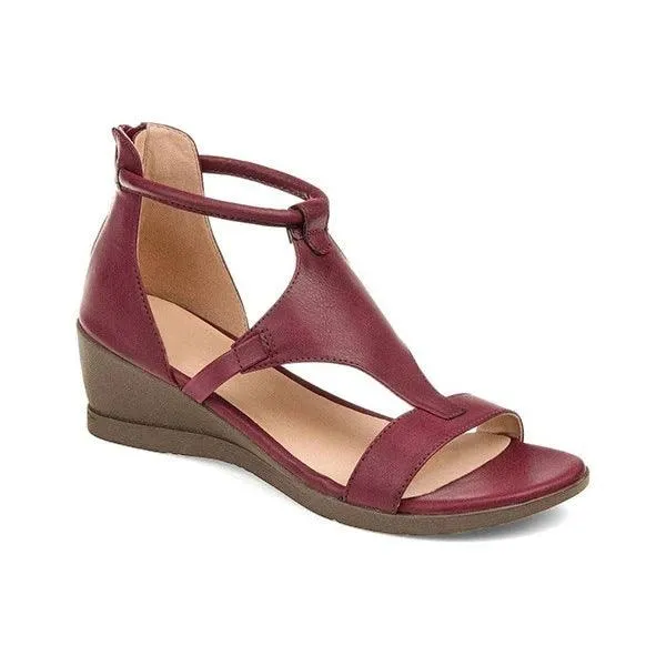 Vibrators cj Summer Wedges Heel Sandals Casual Womens Roman Shoes